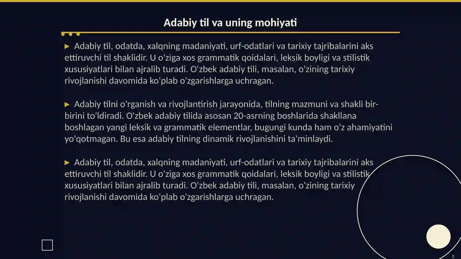 Adabiy tilni rivojlantiruvchi omillar 3