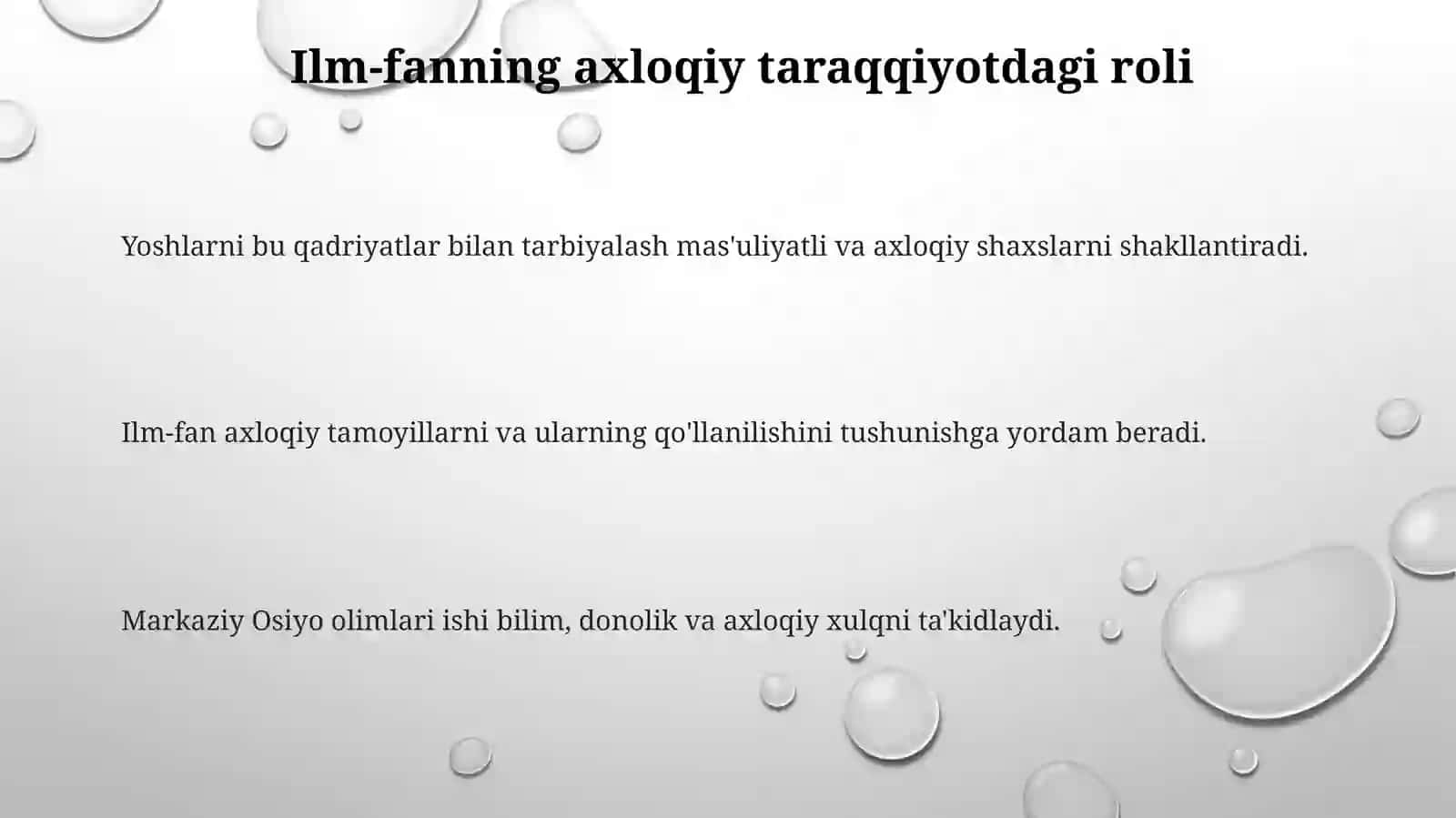 Yuksakmaʼnaviyatli yoshlarni tarbiyalash 3
