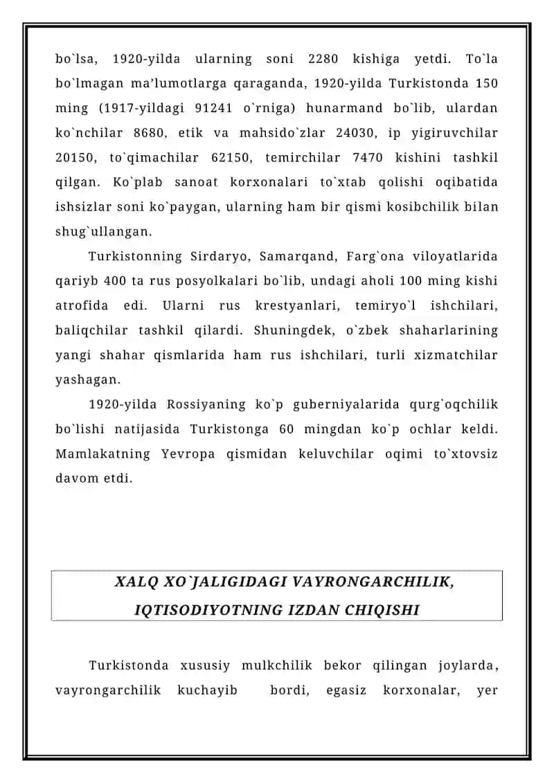 ASRIY XO`JALIK JARAYONLARINING BUZILISHI VA IQTISODIY INQIROZ 3