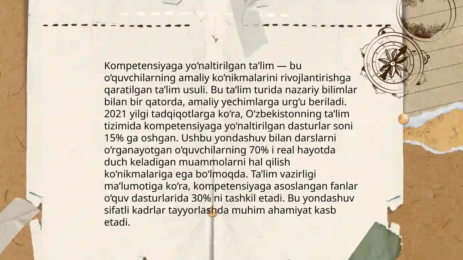 Hozirgi vaqtda ta'lim mazmunini belgilashga doir asosiy gʻoyalar 3
