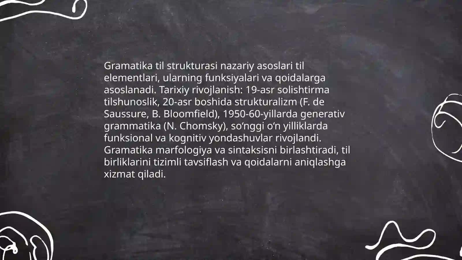 Gramatika til strukturasi — nazariy asoslar va tarixiy rivojlanish 3