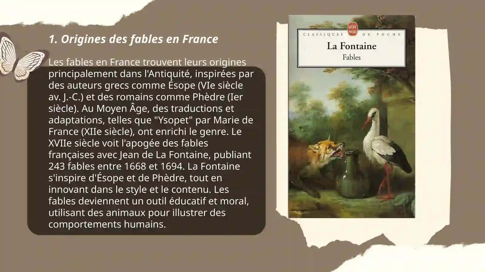 La classification des fables dans la littérature française 3