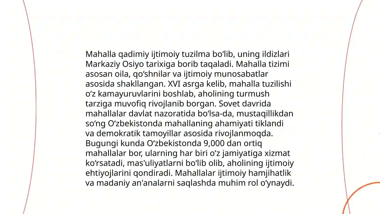 Mahalla ijtimoiylashuvning an'anaviy omili sifatida 3