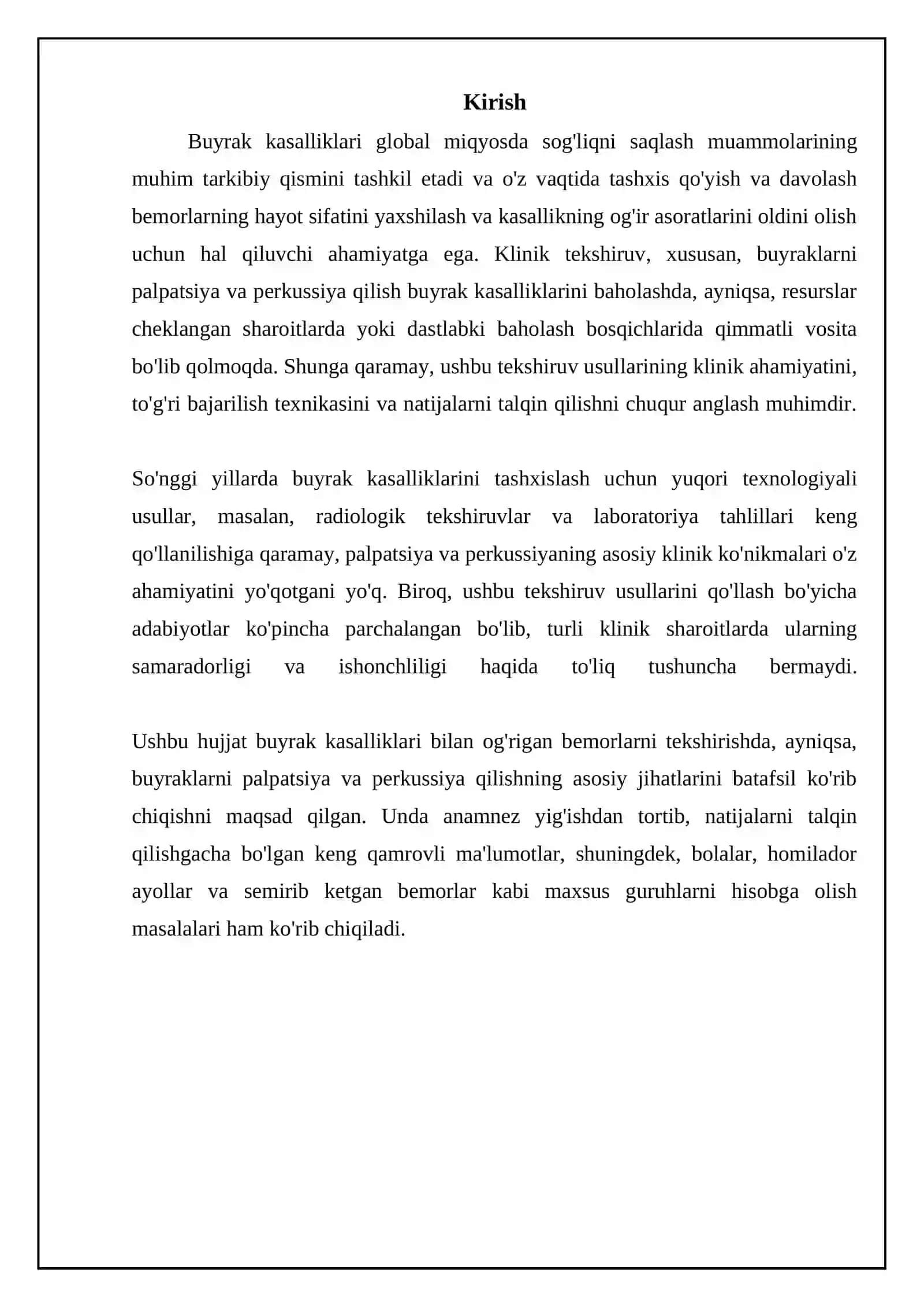 Buyrak kasalliklari bilan kasallangan bemorlarni tekshirish 3