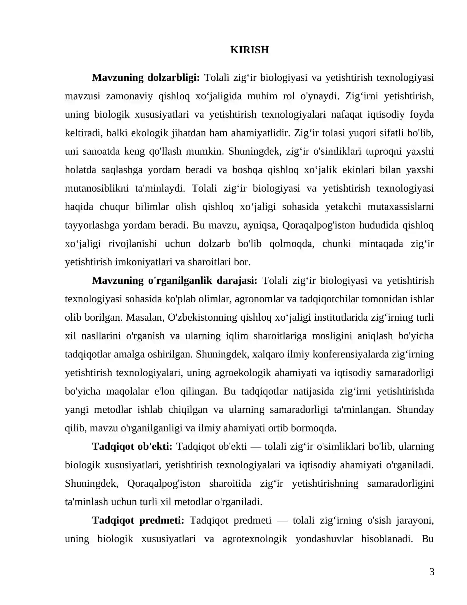 Tolali zigʻir biologiyasi va yetishtirish texnologiyasi 3
