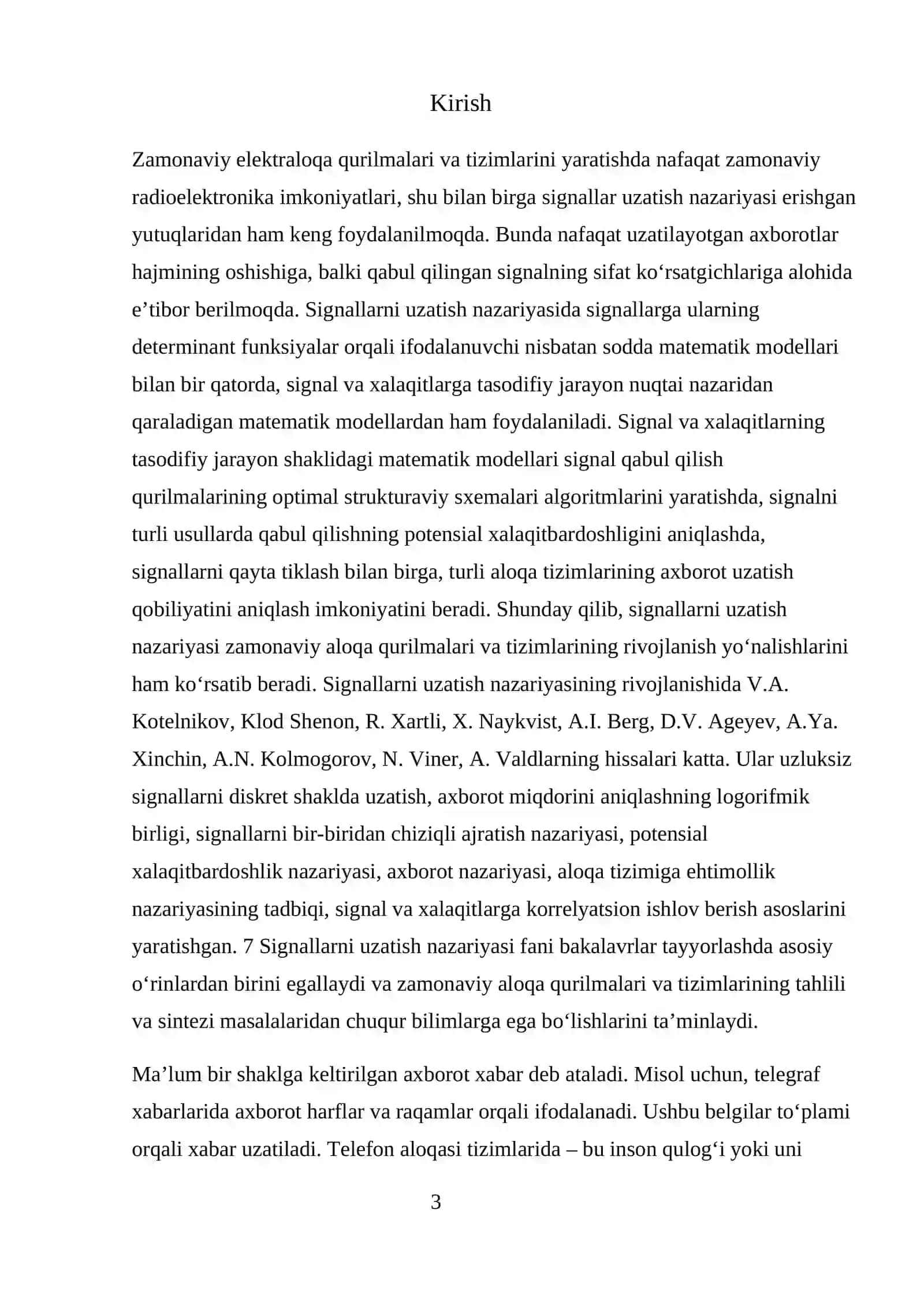 RAQAMLI AXBOROTLARNI SPEKTRAL TAHLILI VA UNING AMALIY MASALALARNI YECHISHDA TADBIQI 3