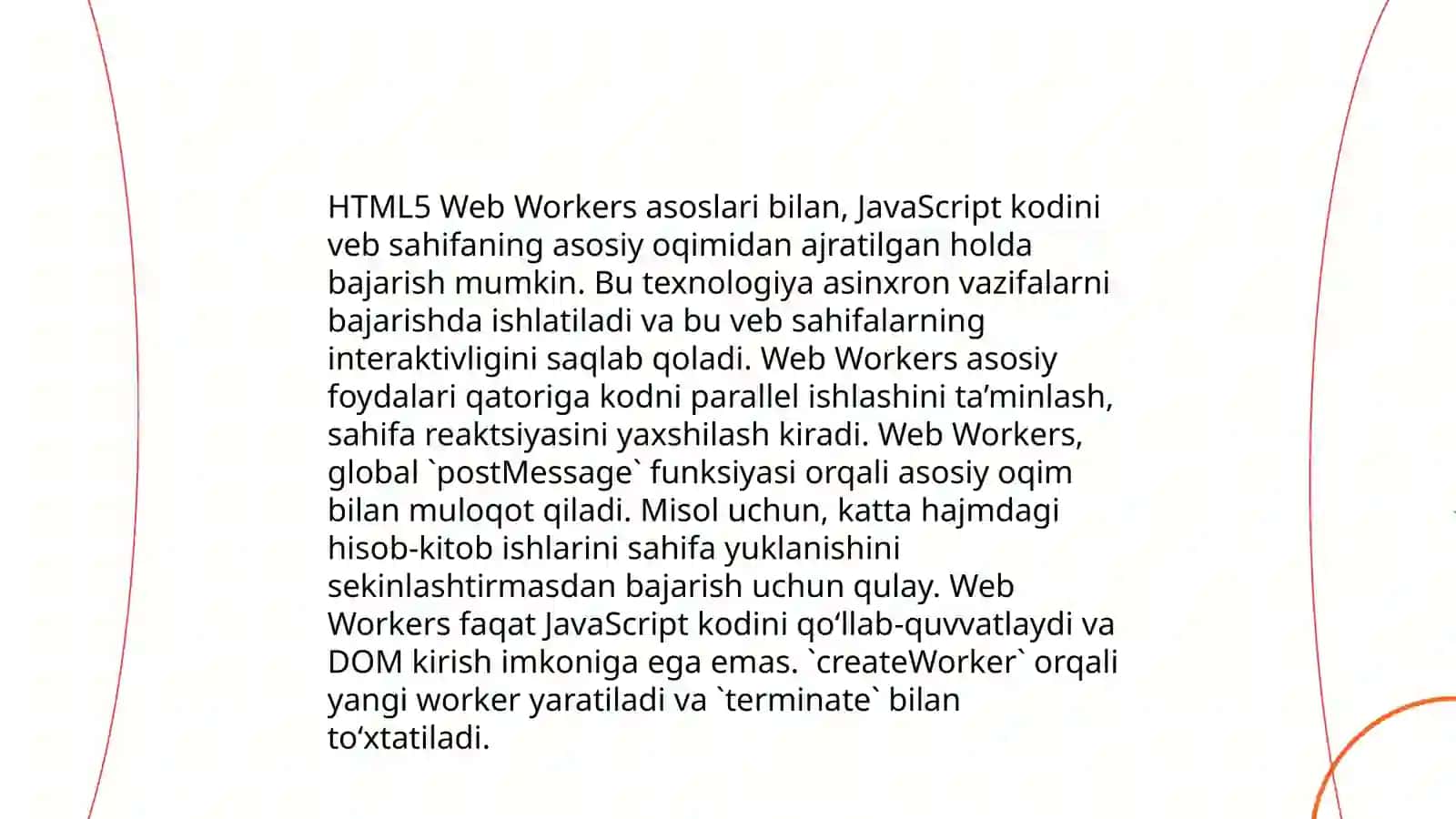 HTML5 Web Workers asoslari 3
