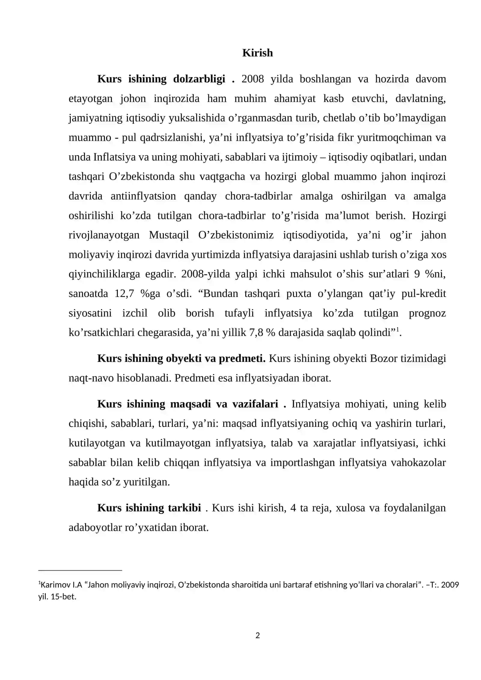 Inflatsiya, uning iqtisodiy va ijtimoiy oqibatlari 3