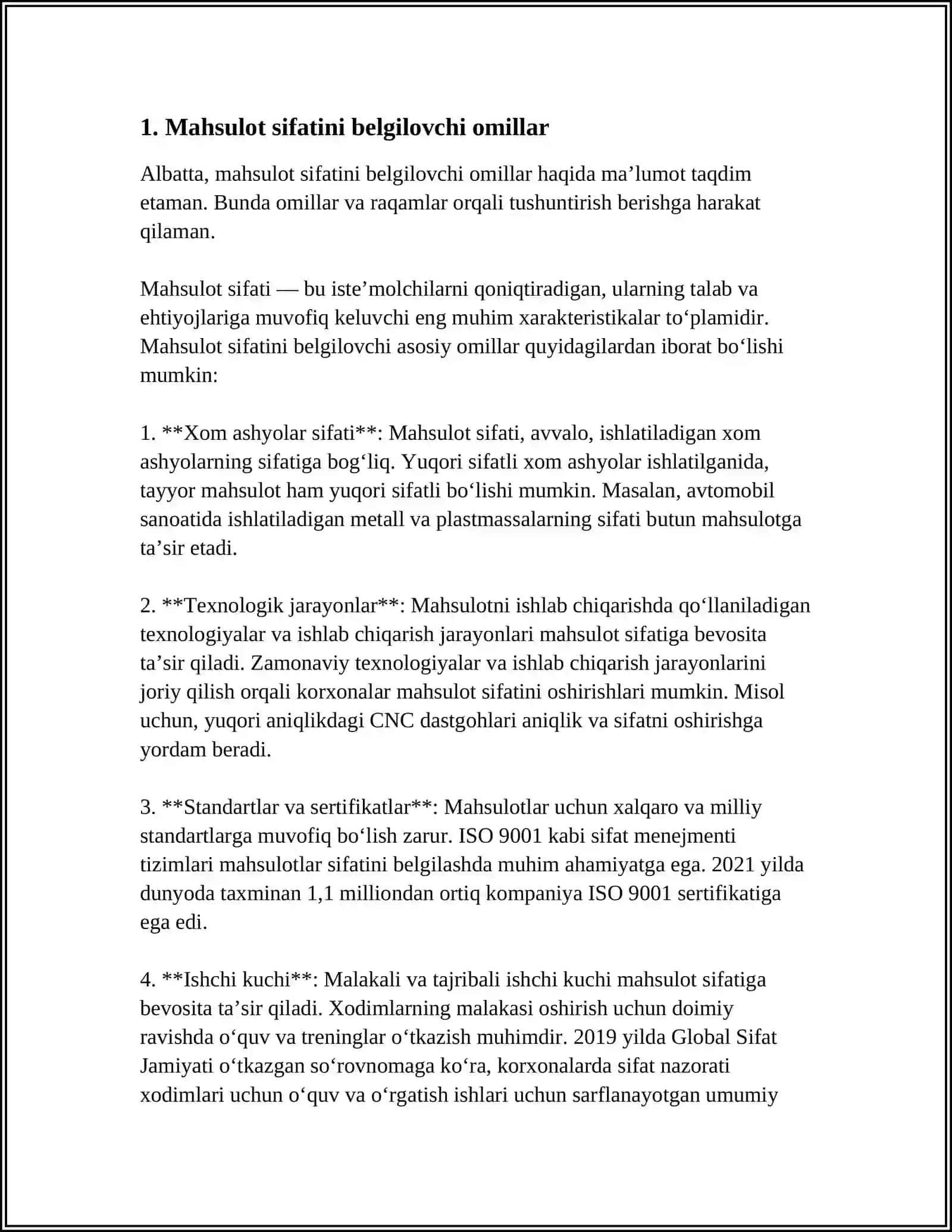 KORXONADA MAHSULOT SIFATINI SHAKLLANTIRISH OMILLARI 3