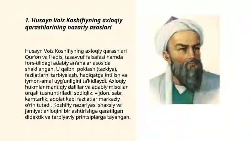 Husayn Voiz Koshifiyning axloqiy qarashlari 3