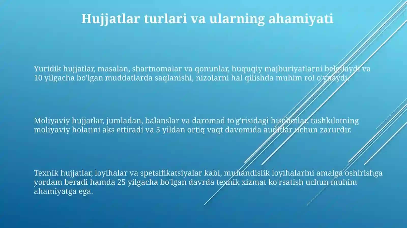 Farmoyish hujjatlar va ularning turlar 3