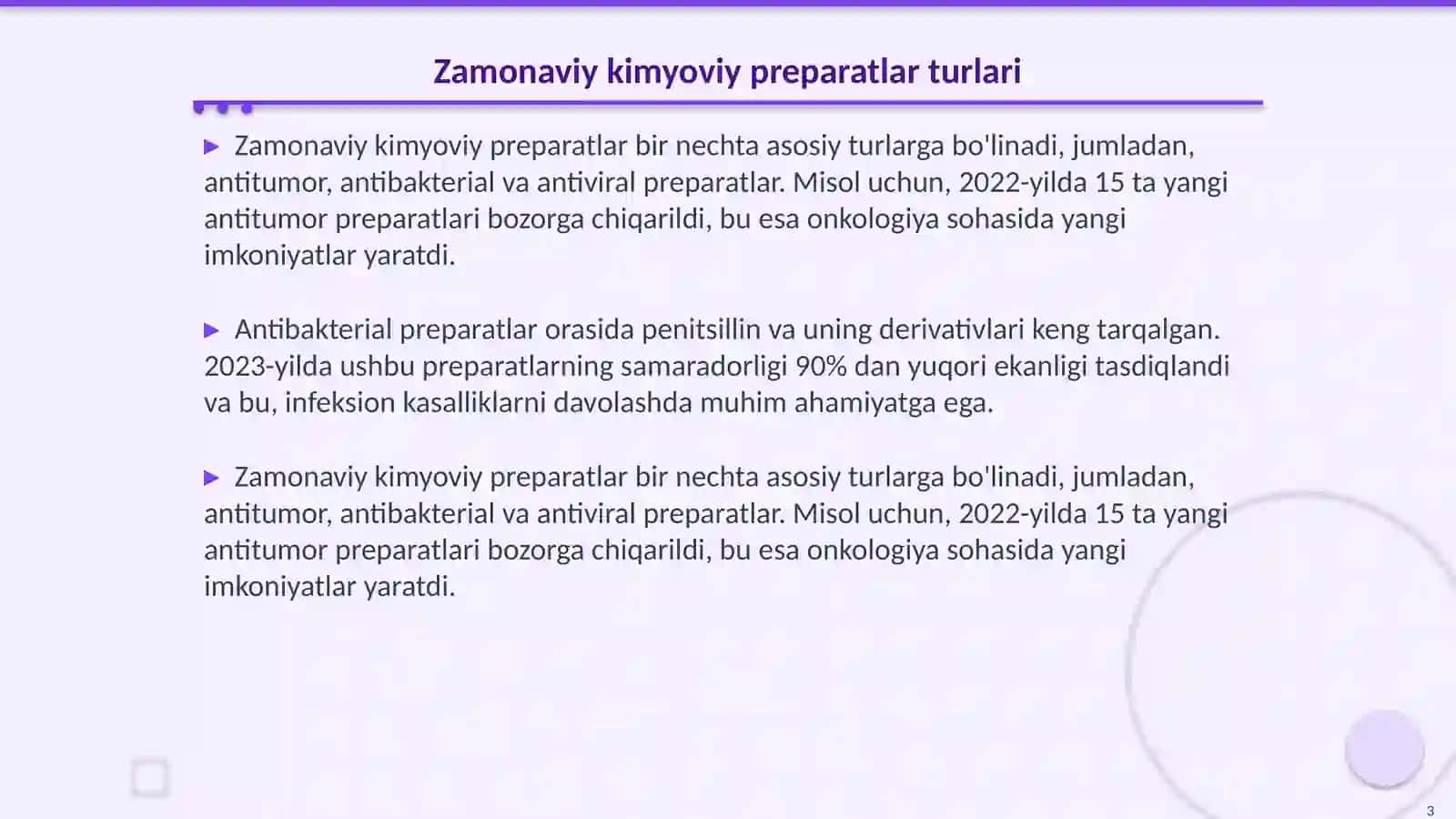 Zamonaviy kimyoviy preparatlar yutuq va kamchiliklar 3