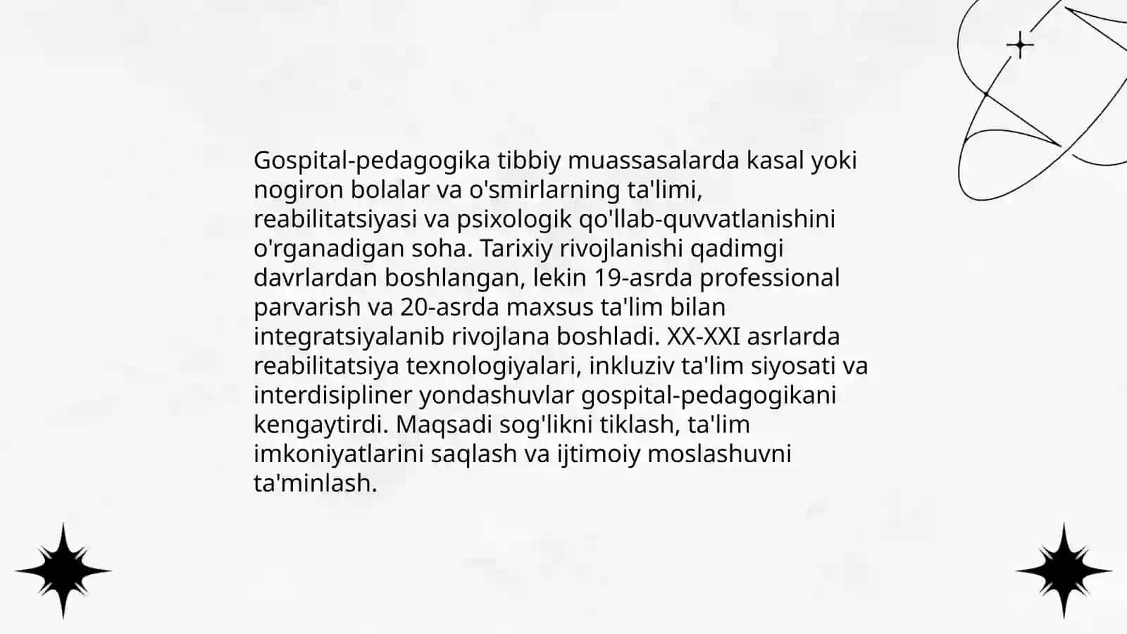 Gospital Pedagogikasi 3