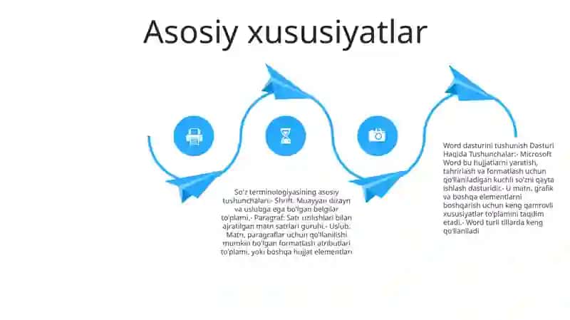 Word Dasturi Haqida Tushunchalar 3