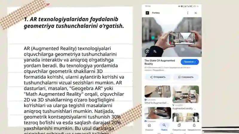 Matematik oqitishda Ar(argumental reallity) texnalogiyalaridan foydalanish 3