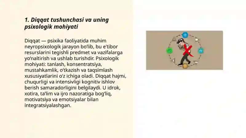 Diqqatning rivojlanishi va diqqat faoliyatning zaruriy sharti 3