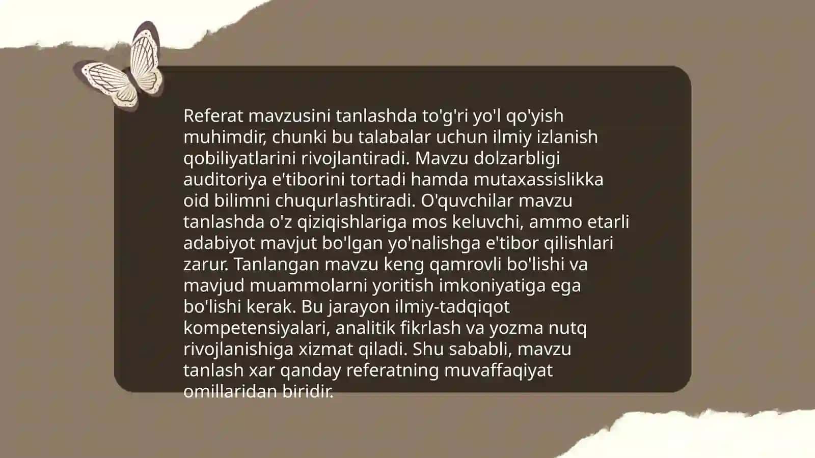 Referat matni uning materialning tuzilishi va ifoda xususiyatlari 3