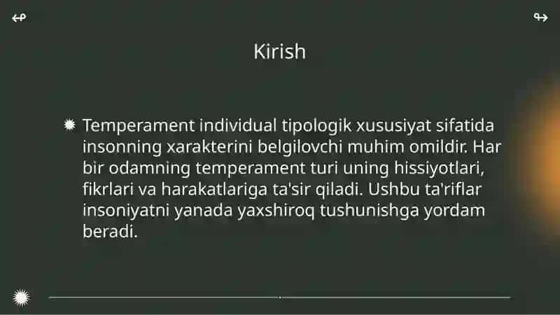 Temperament individual tipologik xususiyat sifatida 3