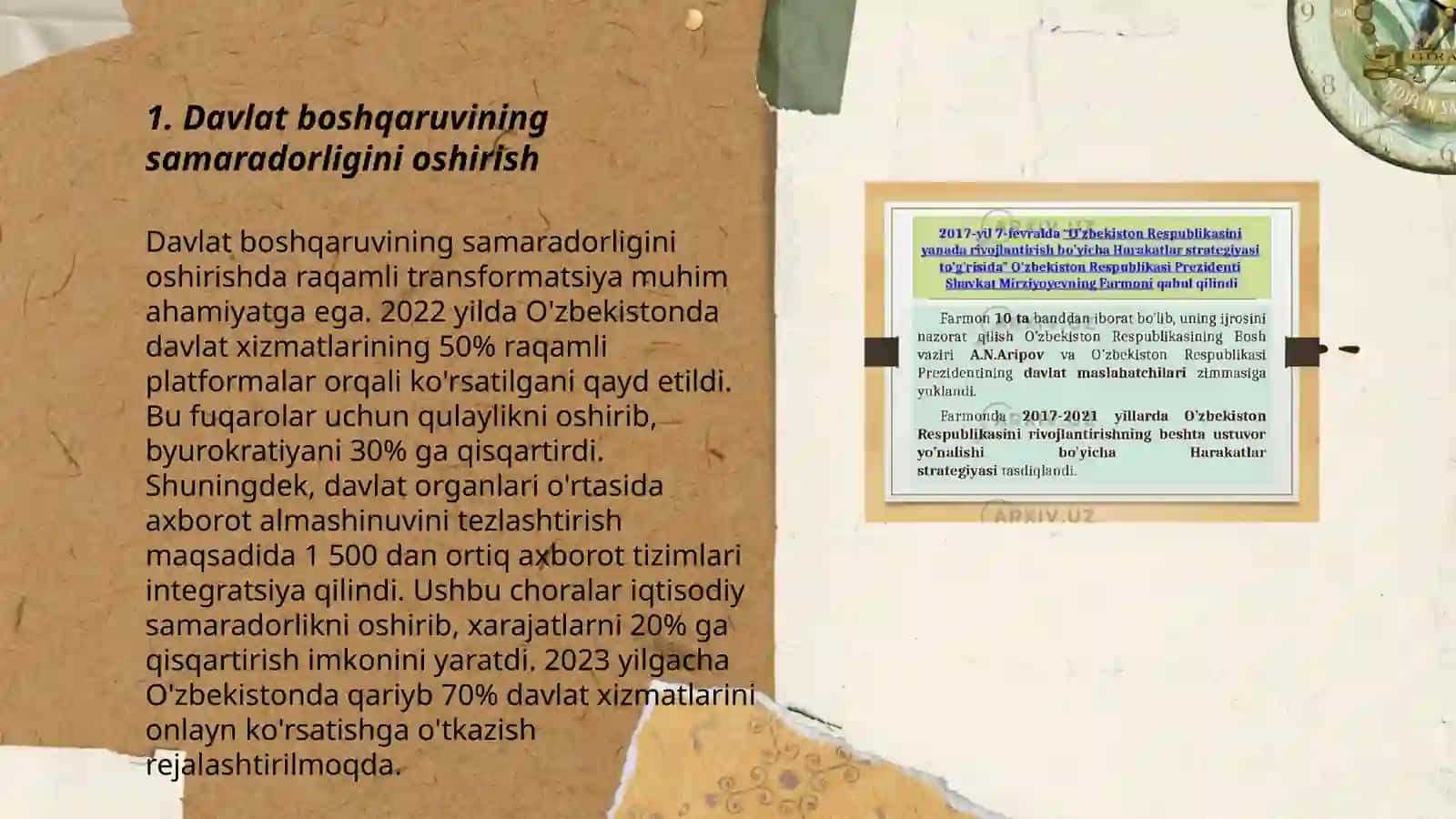 Õzbekiston Respublikasini yanada rivojlantirish bõyicha 2017-2021-yillarga mõljallangan harakatlar strategiyasi 3