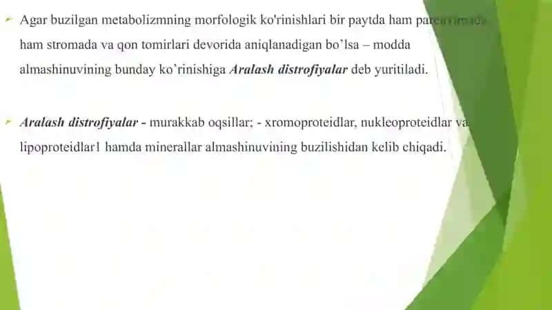 Aralash distrofiyalar 3