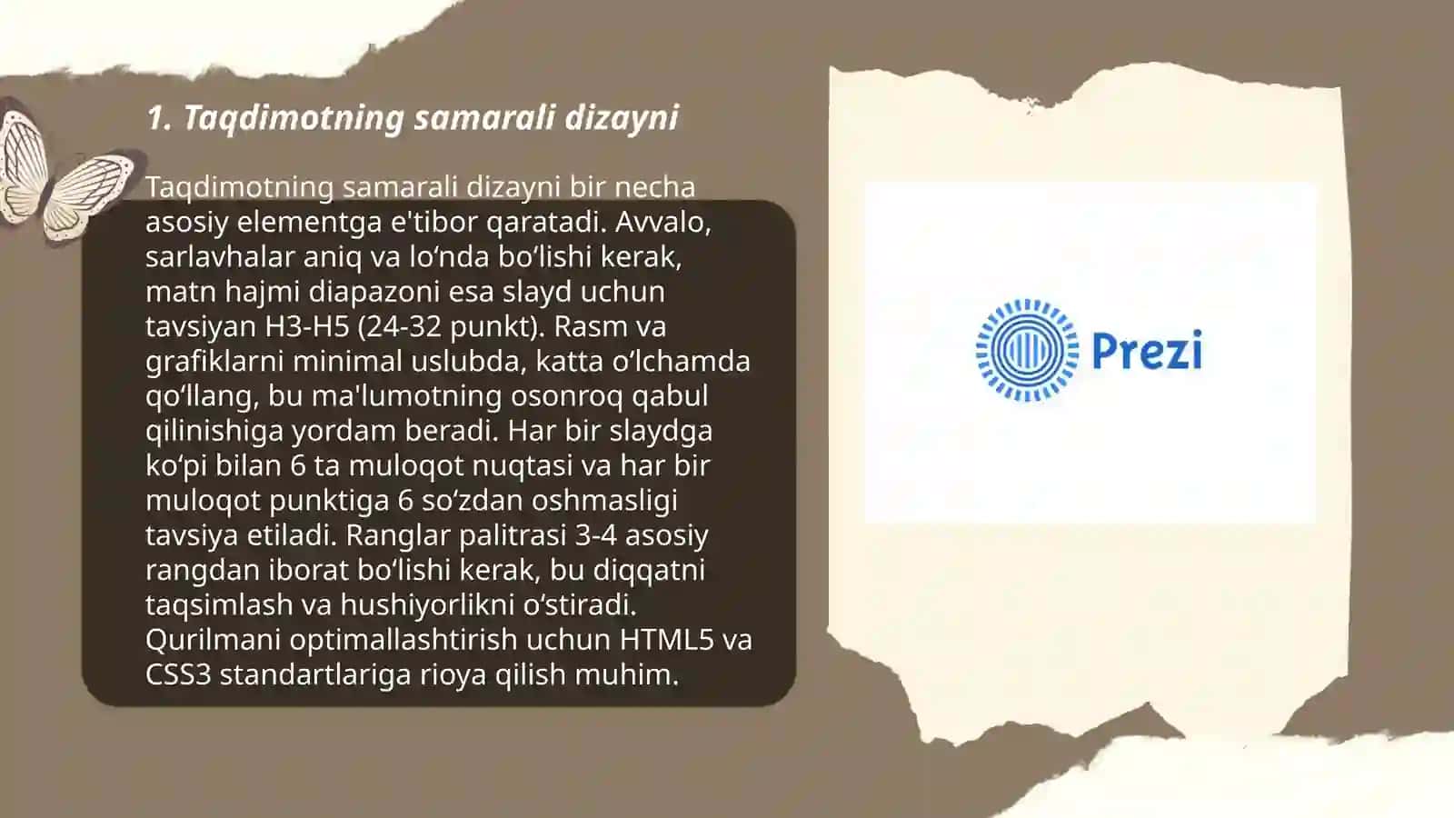 Taqdimot dasturlari(PoverPoint, Prezi, Fosusky va boshqa dasturlar) 3