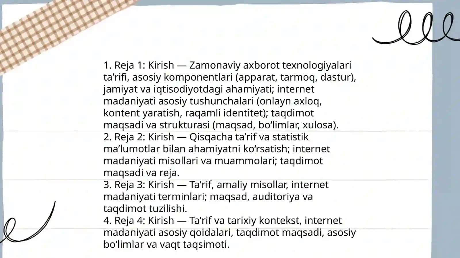 Zamonaviy axborot texnologiyalari va internet madaniyati 3