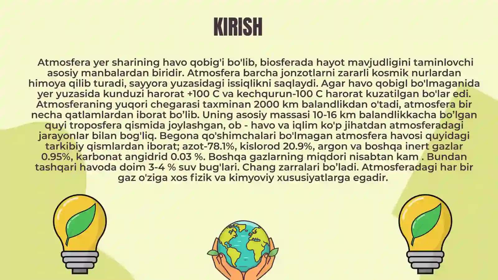ATMOSFERA HAVOSINING IFLOSLANISHI 3