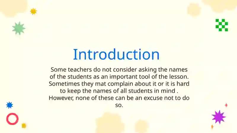 Learning names 3
