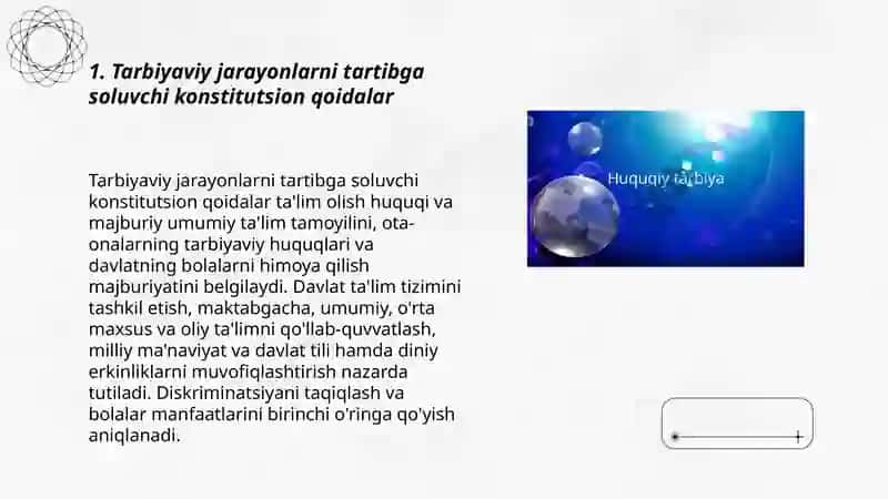 Tarbiyaviy jarayonlarning huguqiy asoslari 3