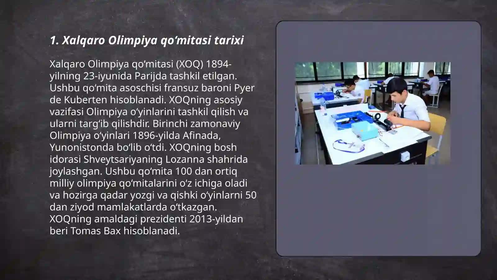 Xalqaro Olimpiya qo‘mitasi tarixi 3