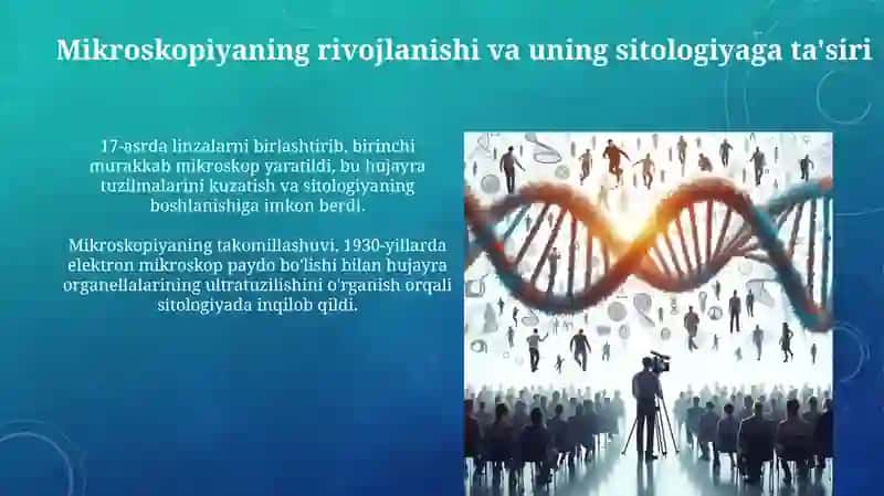 Sitologiya fanining rivojlanish tarixi va boshqa fanlar bilan aloqasi 3