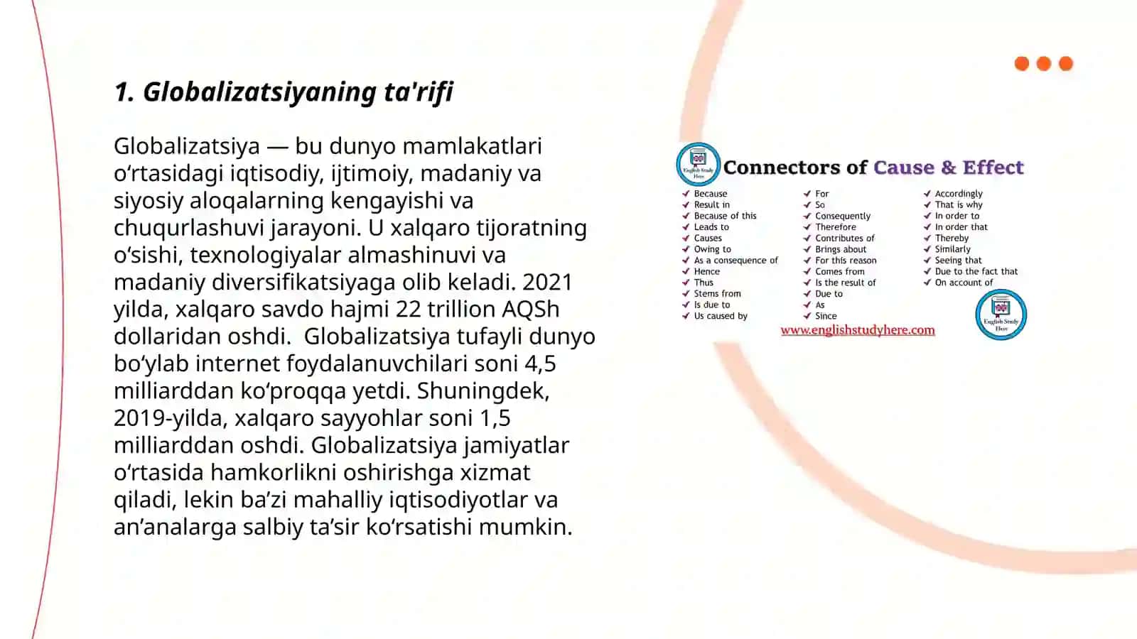 Globallashuv va uning salbiy va ijobiy oqibatlari 3