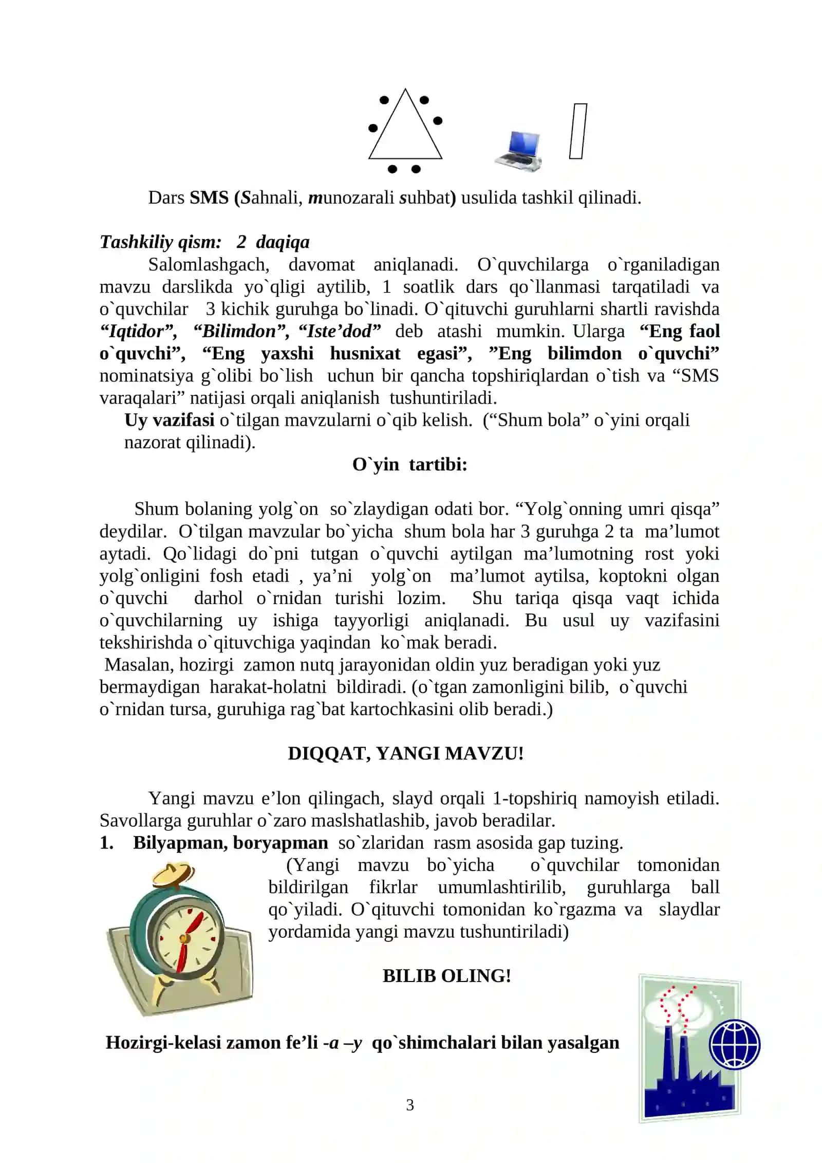 Hozirgi-kelasi zamon fe’li 3