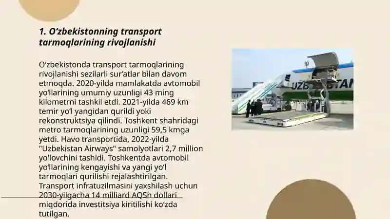 Oʻzbekiston transport geografiyasi 3