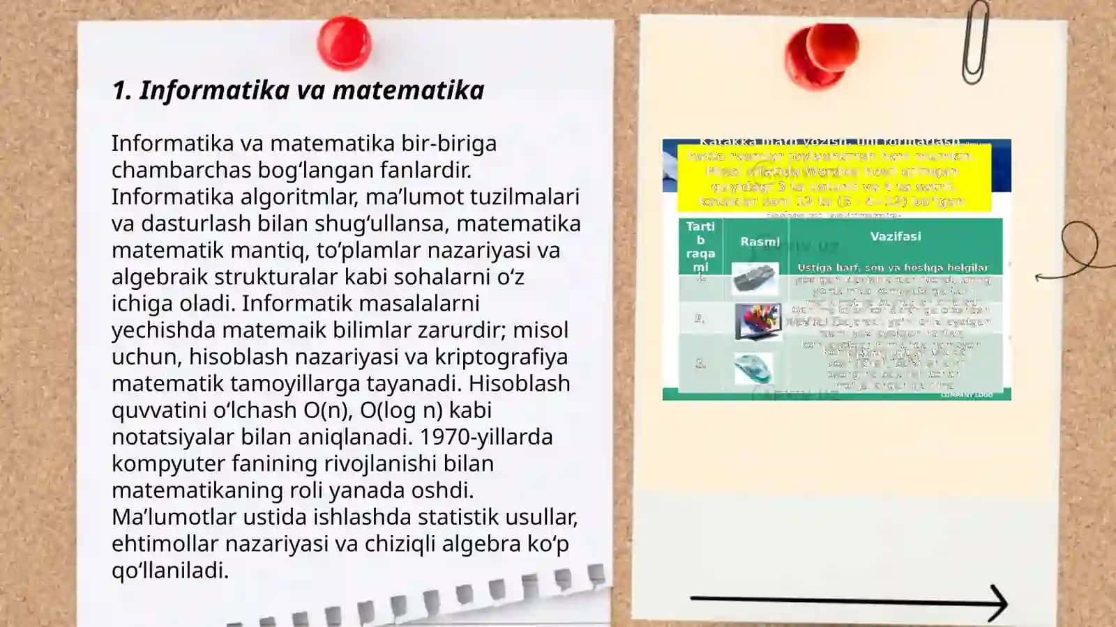 Informatika va boshqa fanlar bilan bogʻliqligi 3