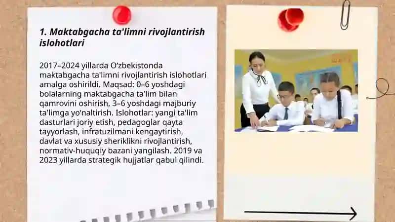 O'qituvchilarni qayta tayyorlash va malaka oshirish tizimi 3