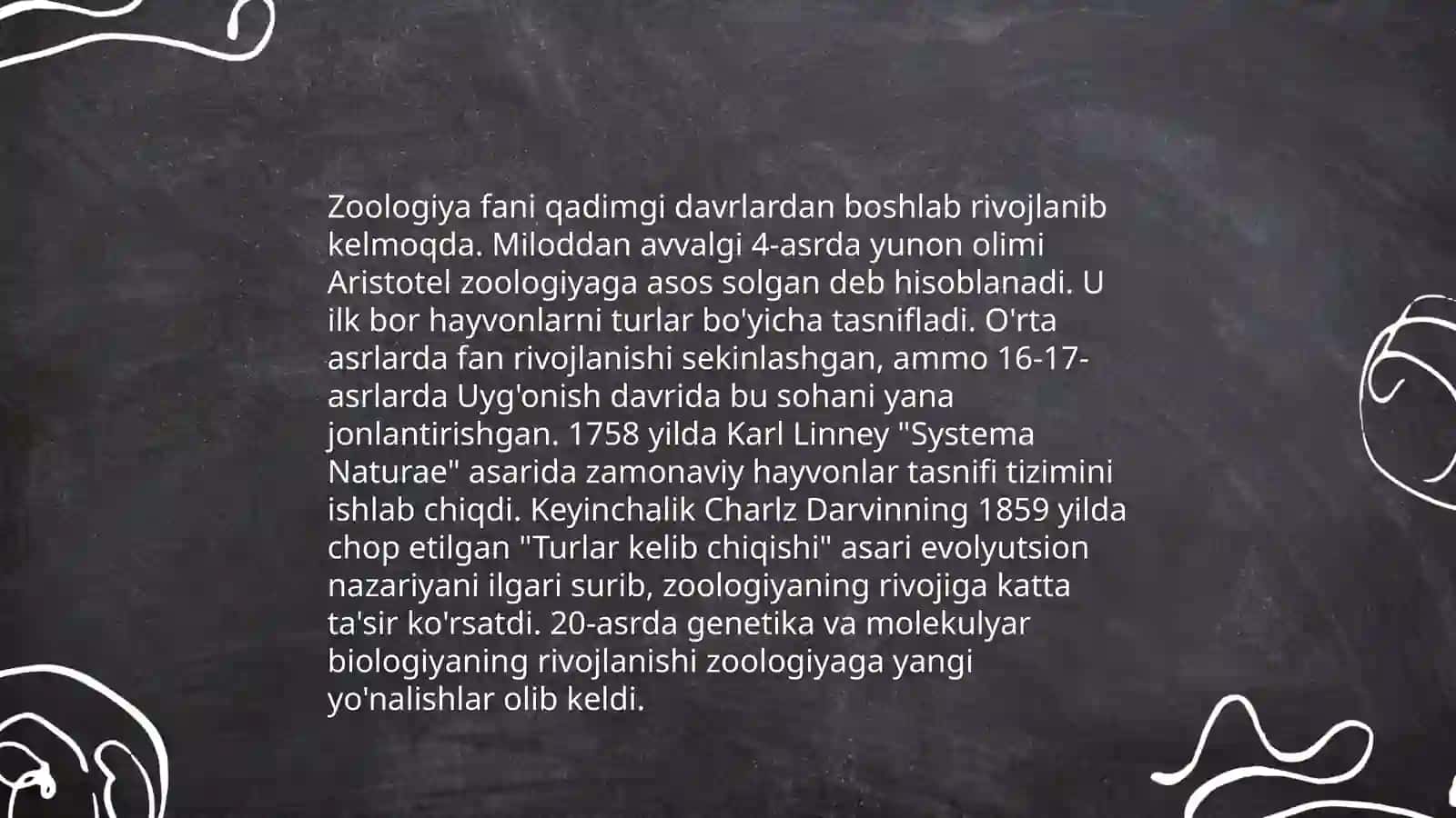 Zoologiya fanining taraqqiyodi 3