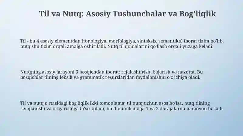 Tilvanutqmunosabati 3