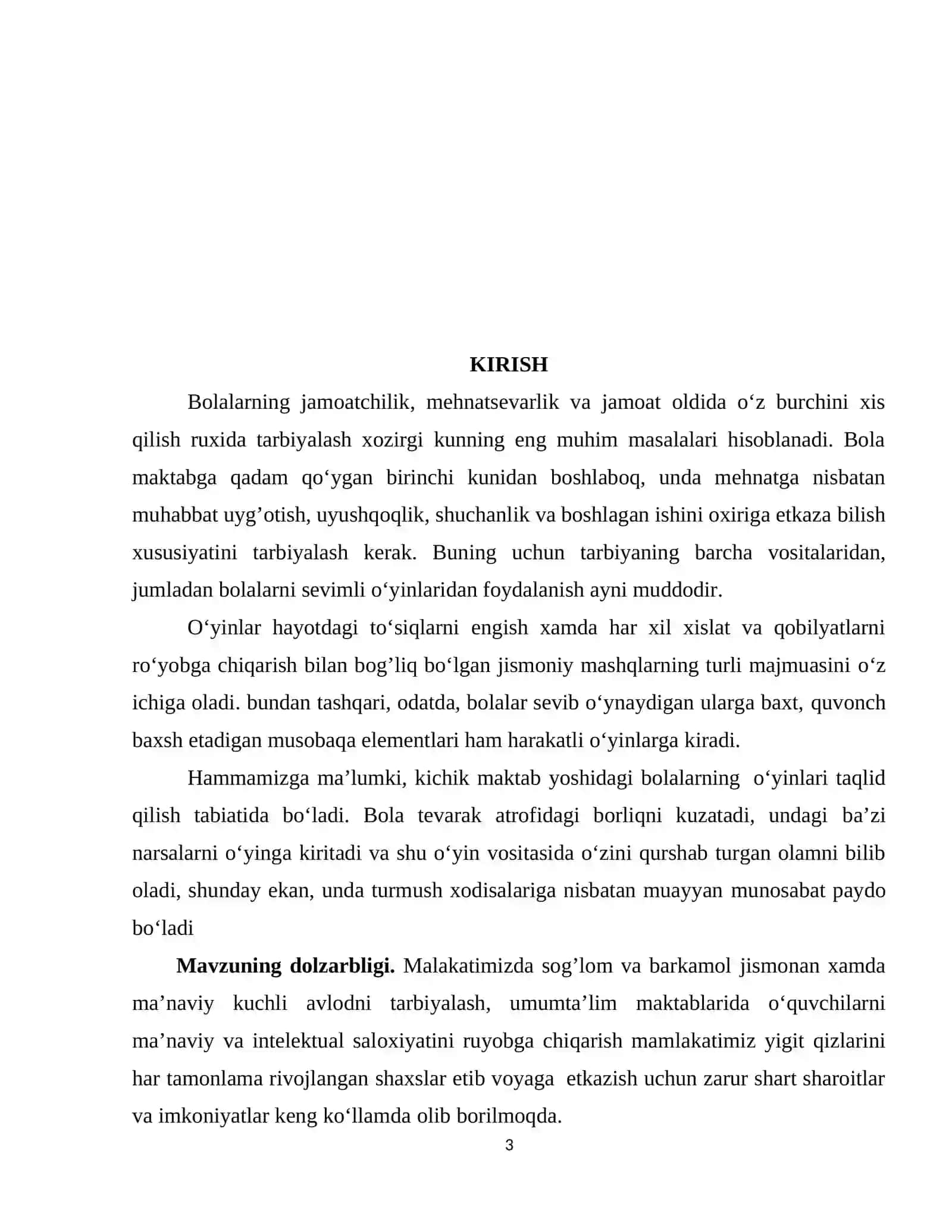 HARAKATLI O'YINLAR VOSITASIDA MAKTAB YOSHIDAGI BOLALARNI JISMONIY TARBIYALASH 3