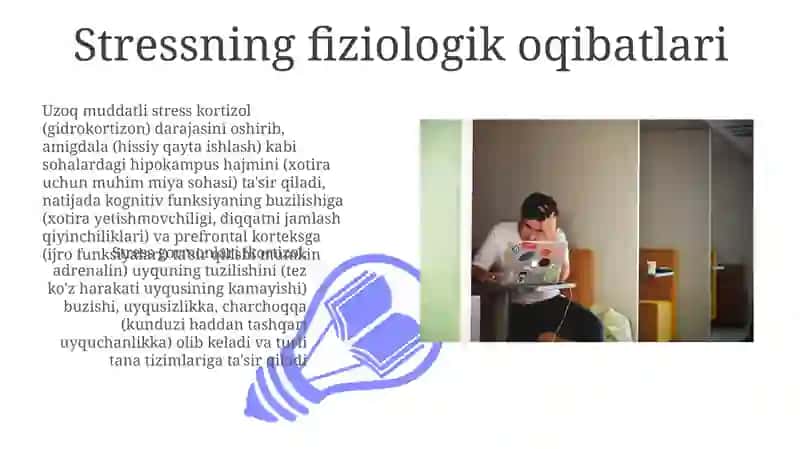 Stress va uning oqibatlari mativatsiya va stress 3
