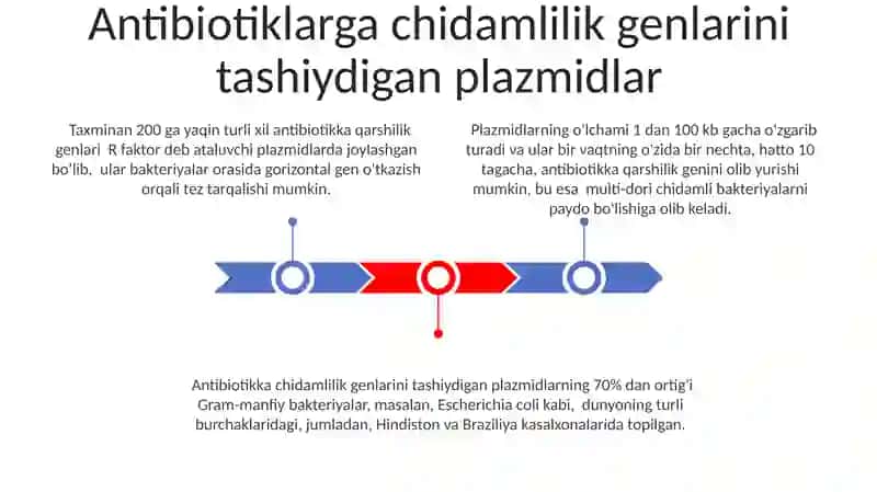 Antibiotikka chidamli bakteriyalar genetik mexanizmlari 3