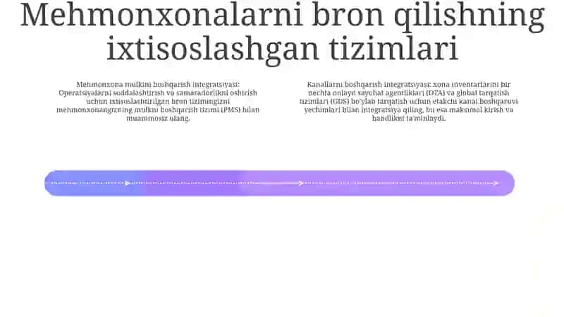 Ixtisoslashgan Mehmonxonalarda Bronlashtirish Tizimi 3