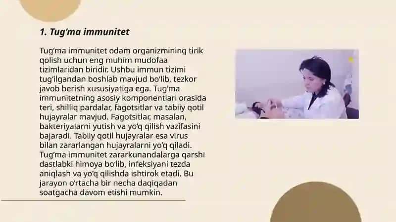 Immun tanqislik holatlari (tug‘ma, hayot davomida orttirilgan) 3