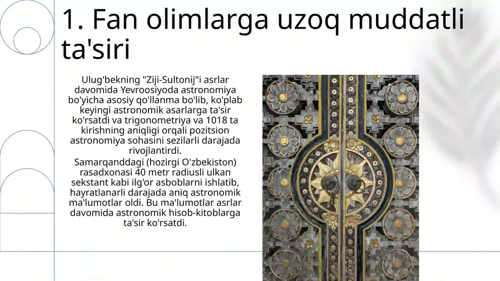 Mirzo Ulugʻbek buyuk olim 3