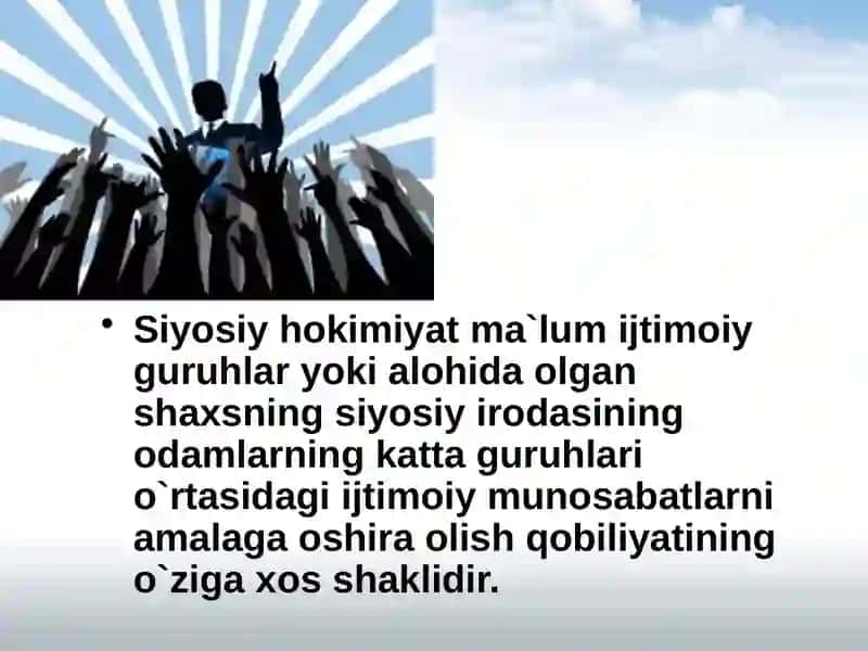 Siyosiy hokimiyat va siyosiy axborotlar 3