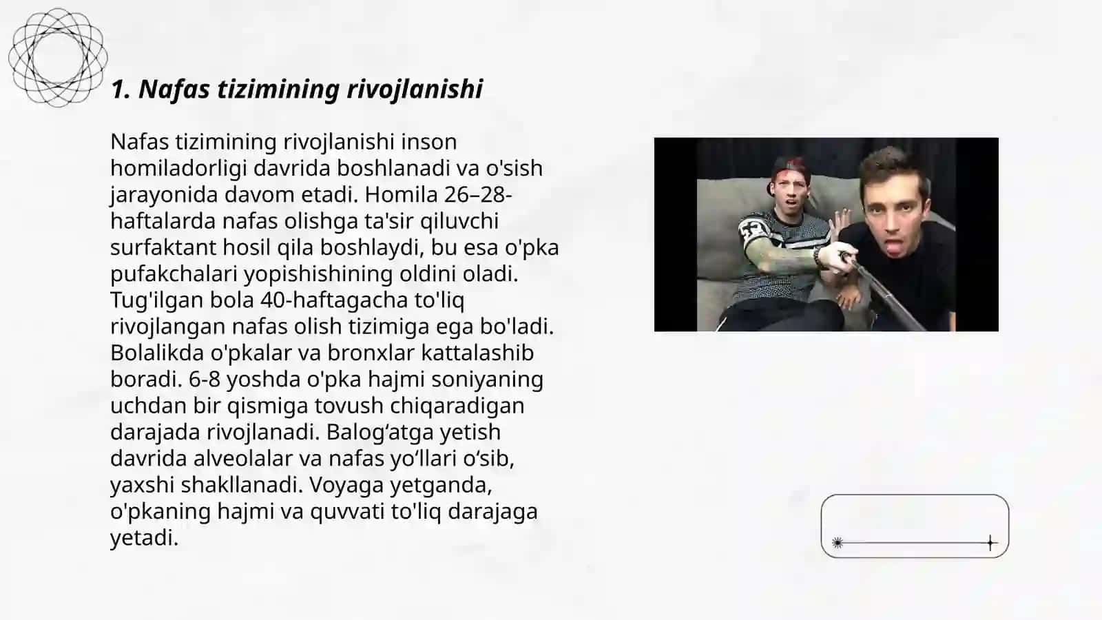 Nafas tizimining yosh xususiyatlari va gigiyenasi 3