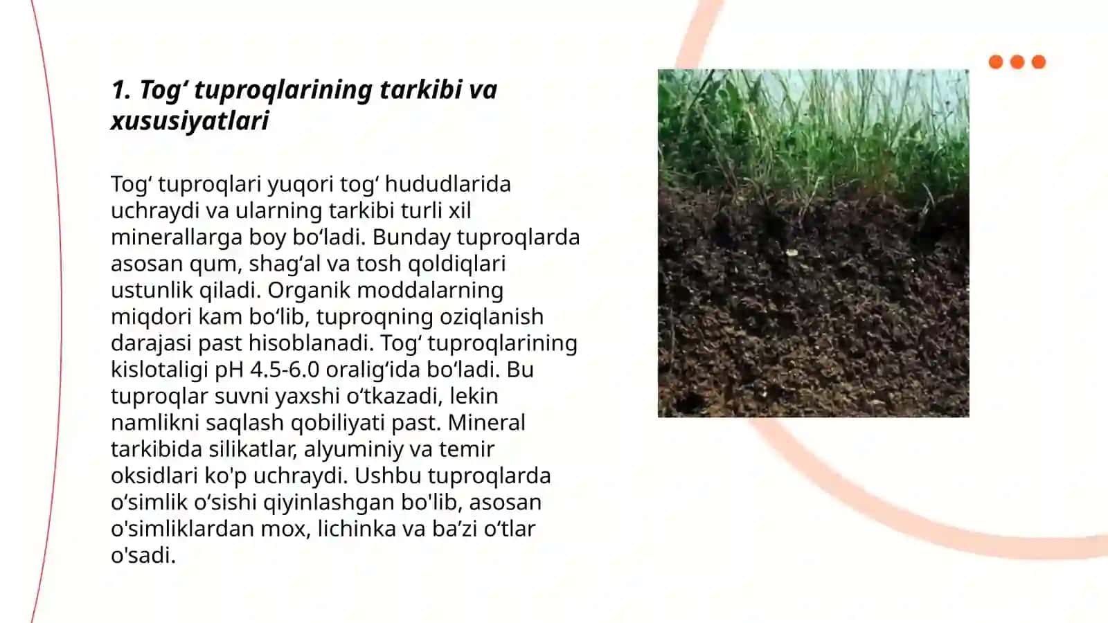 Togʻ tuproqlaridan qishloq xo'jaligida foydalanish 3