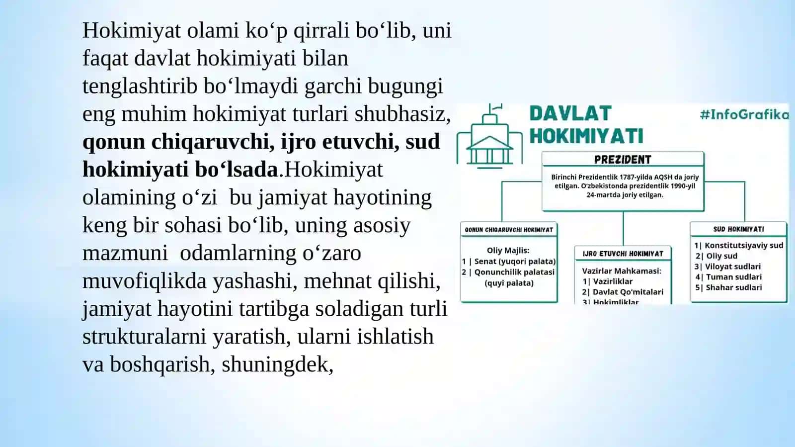 Siyosiy hokimiyat, uning substantsional xususiyatlari va ko‘rinishlari 3