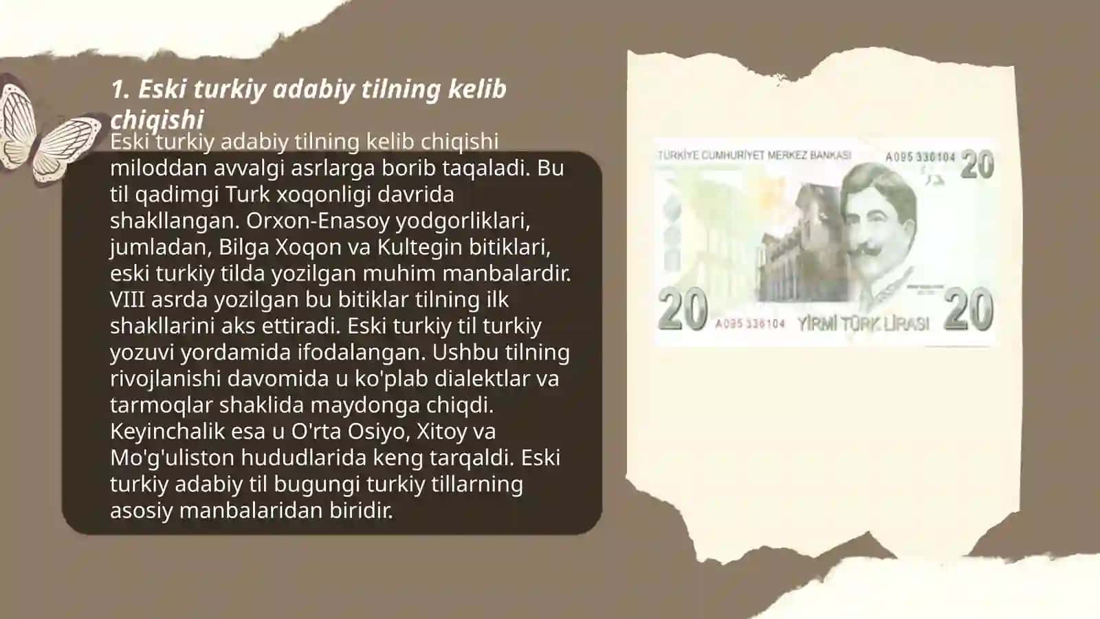 Oʻzbek adabiy tilining eski turkiy til shakli 3