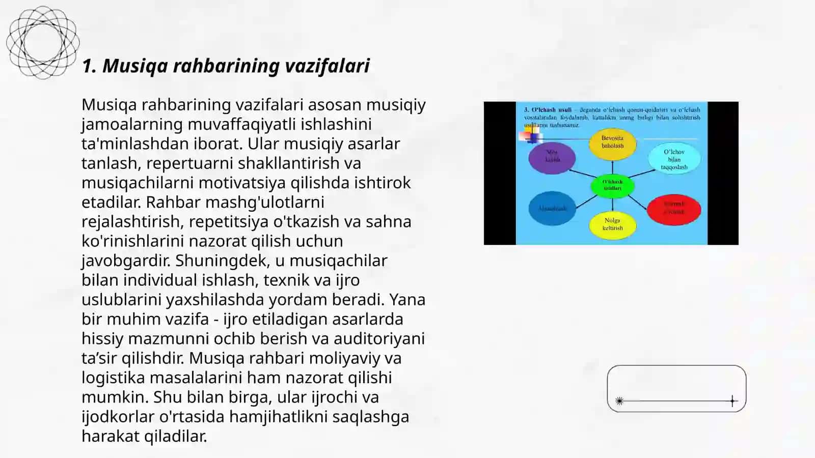 Musiqa Rahbarining Vazifalari 3